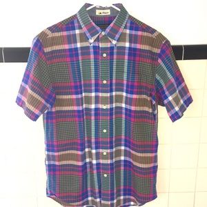 Surf Pendleton madras plaid shirt